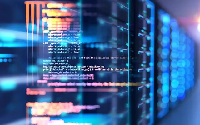 Domain name concept on a screen